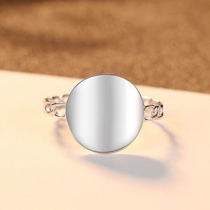 Luxe rétro bronze miroir s925 bague en argent sterling femmes marque de mode tempérament anneau charme femme sexy haut de gamme bague mariage fête bijoux cadeau souvenirs