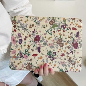 Luxury vintage flowers With Pencil Holder Funda for New iPad 10.2 Generation 10.9 iPad Pro 11 9.7 8 9th Air3 pro10.5 10th Case HKD230809
