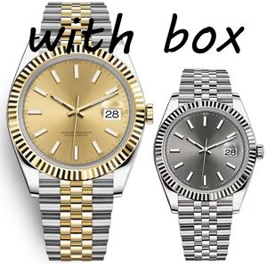 Designer Stainless Steel Automatic Movement Watch for Men and Women, 36/41mm, Waterproof