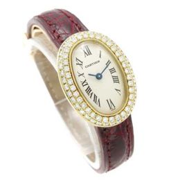 Montres de luxe Ct Swiss Made Watches Ct Mini Baignoire Ref2368 6c Montre à quartz pour femme 18kyg Diamond 87348