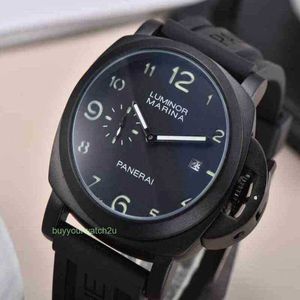 Relojes de lujo para hombre Reloj de pulsera mecánico Panerrais Relojes de diseño multifunción Reloj de gran diámetro de zafiro de alta calidad 9G87