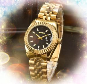 Relojes de lujo con batería de cuarzo para mujer, esfera pequeña de la suerte, reloj de acero inoxidable sólido y fino, esfera con esqueleto de hoja de anillo Dental, reloj de pulsera para chica súper dama