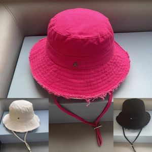 Chapeau de seau de créateur le Bob Chapeaux pour hommes femmes casquette largeur jarret de mode soleil empêcher Gorras Outdoor Beach Canvas Bucket Hat