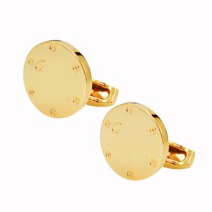 Luxurys Designer Brand Bouton de manchette Bijoux de mode de haute qualité Hommes Lettres classiques Boutons de manchette Chemise Accessoires Mariage Cadeaux exquis Boutons de manchette