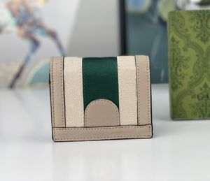 portefeuilles de créateurs de luxe Ophidia porte-monnaie hommes femmes porte-cartes courts mode marmont embrayage de haute qualité lettre en métal signe sacs boîte d'origine en gros