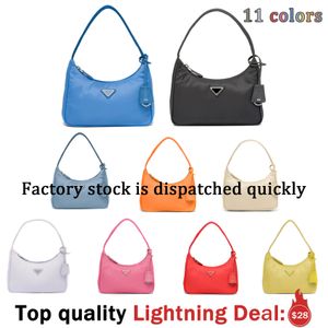 Lujo 44 colores Re-Edition 2000-2005 Designer Underarm Bag cuero cleo Bolsos de calidad superior Nylon Clutch Mujeres hombres Crossbody bag messenger Tote wallet Bolsos de hombro