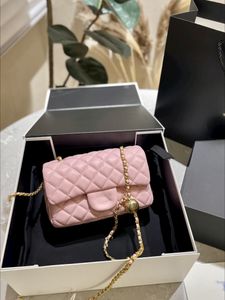Bolso de lujo Crossbody Designer Bag CC Bag Mini Black Pink Bag Gold Hardware Bag Bolso bandolera para mujer Marca Classic Flap Wallet Crossbody WOC Small Crossbody Bag