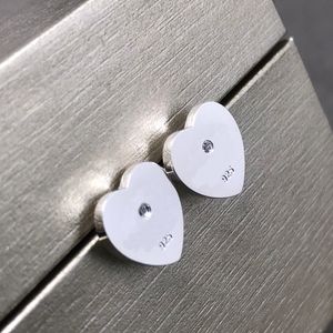 Luxurys Stud Boucles d'oreilles Designer Love Boucles d'oreilles pour hommes Femmes Bijoux de mode Boucles d'oreilles en acier au titane Diamants Studs 925 Silver Boucles Box Nice