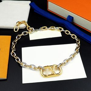 LW Everyday Chain Jewelry suit BIG collier Bracelet Boucles d'oreilles Or T0P qualité reproductions officielles marque designer cadeau d'anniversaire avec boîte 018