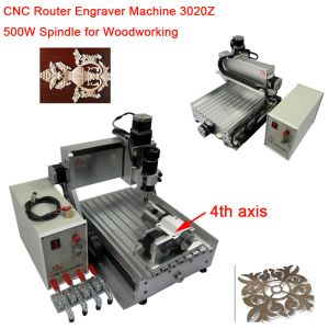 Ly CNC Router 3020Z GRAVAGE MULLING MACKING 500W SPINDLE POUR METAL WOOD TRAWIN
