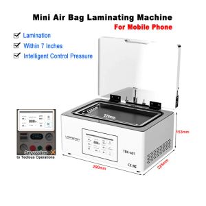 Mini Machine à plastifier les airbags visuels, boîtier supérieur LY-TBK 401, 7 pouces, pour réparation d'écran plat et incurvé, plastifieuse OCA, débulle d'air