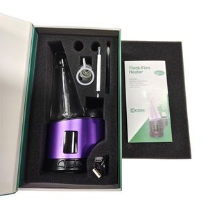 M-Code Chauffage à film épais Dab Plate-forme pétrolière Fixation en verre Cire Herbe sèche Kit Enail portable avec outils Dab Capuchon de carburateur Kits de démarrage d'atomisation avec emballage