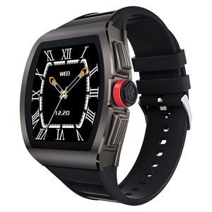 M1 Smart Watch Bracelets pour Hommes Fréquence Cardiaque Pression Artérielle 1,4 pouces Full Touch Scree IP68 Étanche Sport Smartwatch Android Wear OS