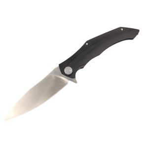 M3352 Flipper couteau pliant D2 lame satinée G10 avec poignée en acier EDC couteaux de poche rondelle à roulement à billes outils de survie en plein air MM