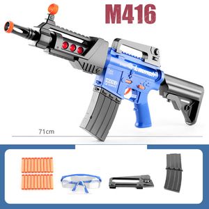 Pistola de juguete de bala suave segura para niños M416, Airsoft eléctrico con revista para niños, regalos para niños, Armas para adultos