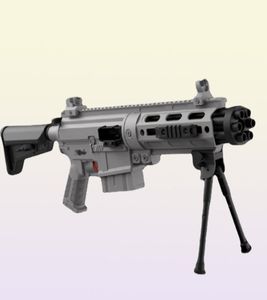 M416 Electric Manual 2 Modes Gatling Soft Bullet Toy Gun Blaster Launcher Modèle de tir Modèle de tire -rie