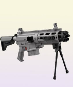 M416 Electric Manual 2 Modes Gatling Soft Bullet Toy Gun Blaster Launcher Modèle de tir Modèle de tire -rieur Rifle Sniper pour adultes Kids2184199