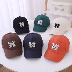 M563 printemps automne bébé enfants Baseball chapeau lettre broderie casquette à visière garçons filles casquette de balle sHats enfants Snapback hip-pop Sunhat