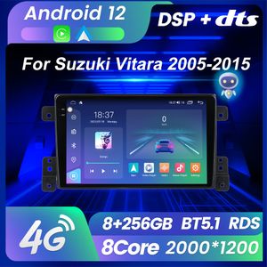 M6 Pro QLED Android 12 autoradio Dvd pour Suzuki Grand Vitara 3 2005-2012 2013 2014 2015 2din lecteur multimédia stéréo navigation GPS