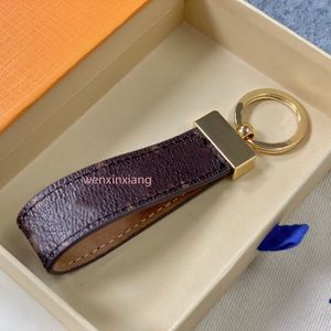 M65221 DRAGONNE KEY HOLDER Designer Floral Canvas KeyChain Car Key Chain Ring Bag Charm Pochette Accessoires ID Name Tag Hot Stamping Stamp