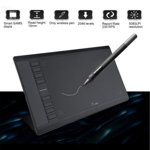 Freeshipping M708 10 * 6 pouces Ultra mince portable électronique numérique tablette graphique dessin tablette Pad main tableau d'écriture