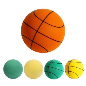 Macaroon rebondissant Mute Ball Indoor Silent Basketball Baby Foam Toy Silent Playground Bounce Basketball Child Sports Toy Games 231227