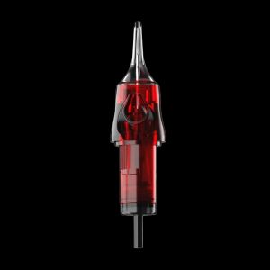 Boîte de machines de 20 CNC Red Transparent Tattoo Needle Cartridges Round Shader For Tattoo Pen Machines Supply