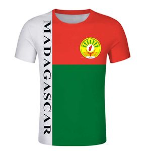 Madagascar DIY camiseta personalizada para hombre MAD Christine DIY bull animal color blocking camisetas ropa de verano X0602