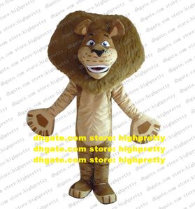 Madagascar Lion Alex mascotte Costume adulte personnage de dessin animé tenue Costume manières cérémonie manière cérémonies CX4030