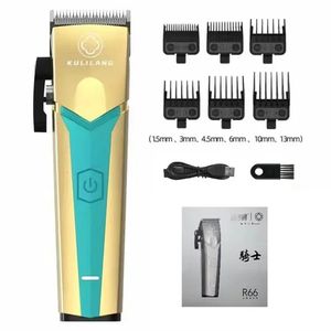 Madeshow kulilang R55 R66 R77f Hermes professionnelle Hair Clipper Trimmer Wireless Barber Trimmer pour hommes Salon de coiffure à l'huile 240408