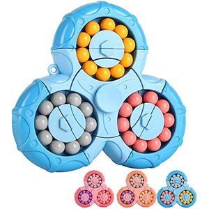 Magic Bean Cube Rotatif Doigt Fidget Puzzle Jouet Handheld Spinner Stress Anxiété Soulagement Jeu De Balle Jouets Sensoriels Panier De Pâques Stuffers