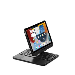 Étui pour clavier Bluetooth magique pour iPad Mini 6 de 8,3 pouces avec rétroéclairage tactile pliable 360 couverture magnétique rotative