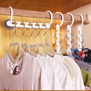 Magic Clothes Hanger 3D Space Saving Clothing Racks Organizador de armario con HookDH4500