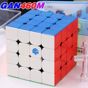 Cubes magiques Cube magique 4x4 GAN 460 M 460 M 4x4x4 GANCUBE WCA jeu de torsion éducatif sans autocollant aimant magnétique jouets logiques vitesse Cubo 231019