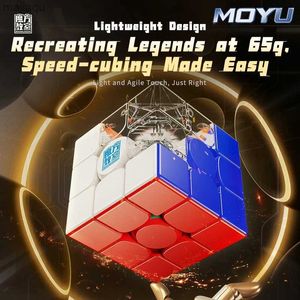 Magic Cubes Moyu RS3M V5 magnétique Magic Cube Classroom Speedcube 3x3 Maglev Ball Core Speed Puzzle 33 Toy 3x3x3 Cubo Magicol2404