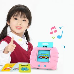 Cartes d'alphabétisation magiques Machine d'éducation précoce 3-6 ans enfants bilingue illumination Audio Literacy Learning-Machine