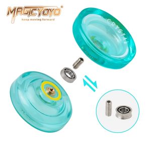 Nueva llegada Responsive Crystal YoYo K2P Plástico para niños Reemplazo para principiantes Rodamiento no sensible Advancer 201214