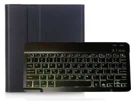 Étui en cuir PU magnétique intégré, clavier amovible rétroéclairé 7 couleurs, pour Samsung Galaxy Tab A 80 2019 SMT290 SMT295 SMT297 Tabl9615328