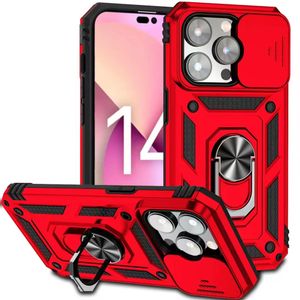 Fundas de TPU para PC a prueba de golpes militares para iPhone 15 14 13 12 11 PRO MAX Anillo magnético para soporte de coche Samsung Galaxy S22 Note10 Soporte para ventana de apertura de cámara