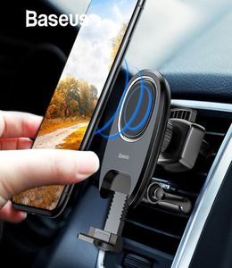 Support de téléphone de voiture magnétique BaseUs Gravity Air Air Mount de montage Magniture Seckder pour iPhone X Samsung Mobile Phone Holder5480809