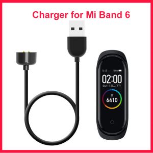 Chargeurs magnétiques pour la bande Xiaomi Mi Band 6/5 Câble de charge USB pour le chargeur Smartband Corde à cordon d'alimentation Pure Copper Pure Copper Pure