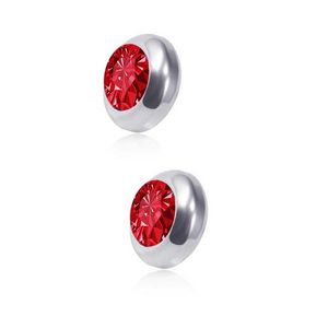 Magnetic Clip on diamond earrrings no hole stainless steel allergy free women men ear rings stud Fashion Jewelry