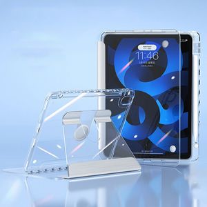 Étui magnétique transparent à 360 ° pour iPad 10e génération 10.9 ipad air 4 5 ipad 7e 8e 9e 10.2 ipad pro 11 support