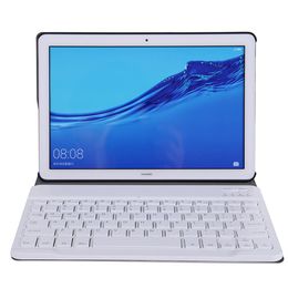 Étui en cuir PU à rabat magnétique avec clavier détachable pour tablette Huawei MediaPad T5 10 1 pouce Stylus204m