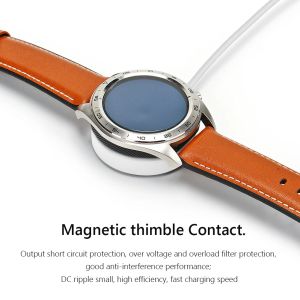 Cargador de reloj inteligente portátil magnético USB Cargo rápido Dock Charger para Huawei Watch GT/GT2 Honor Watch Magic 2/GS Pro