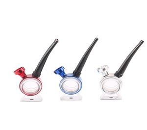 Accessoires de bongs en verre de narguilé en forme de loupe ﾠ, Pipes à fumer en verre colorées mini multicolores Pipes à main Best Spoon glas