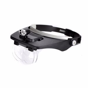 Loupe Bijoutiers Loupe Soudure Led Bijoux Dentaire Loupe Loupes Bandeau Lampe Lunettes Main Travail Personnes Âgées Accessoires 230606