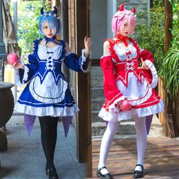 Maid Costume Cosplay Animation Show Restaurant japonais Lolita-cute Work Anime