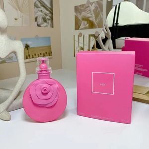 Promoción Perfume de mujer Valentina Pink EDP 100 ml Fragancia para dama Buen olor Mucho tiempo dejando a la dama niebla corporal Alta calidad Envío rápido