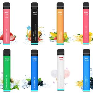 Mak E cigarette jetable 1500bouffées vaporisateur 5.5ml vente en gros 4500/6000/7000/ BC5000 Mak Puff